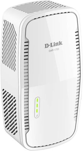 D-Link WiFi Range Extender Mesh Gigabit AC1750 Dual Band Plug in Wall Signal Booster Wireless or Ethernet Port Smart Home Access Point (DAP-1755-US) (Renewed) in Saudi Arabia