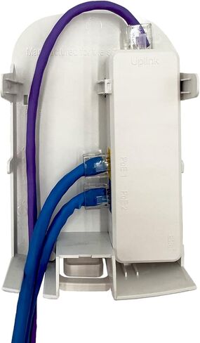 ETS 3 منافذ مكرر موسع PoE المتتالي المقاوم للطقس، 10/100 ميجا بت في الثانية، مكرر PoE بقناتين، مضخم PoE، معزز PoE، مثبت على الحائط، يدعم بروتوكولات IEEE 802.3bt، 802.3at، 802.3af. in Kuwait