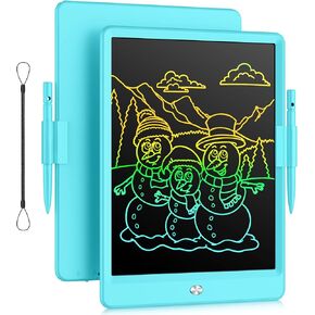 LCD Writing Tablet for Kids, 10 Inch Colorful Drawing Tablet Doodle Board, Learning & Educational Toys for 3 4 5 6 7 8 Years Old Girls Boys Birthday, Orange