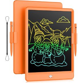 تابلت كتابة إل سي دي للأطفال، لوحة رسم ملونة مقاس 10 بوصة، ألعاب تعليمية وتعليمية لأعمار 3 4 5 6 7 8 سنوات من البنات والأولاد وأعياد ميلادهم، برتقالي in Kuwait