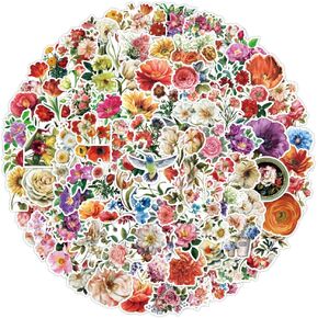 Cute Plant Dream World Stickers 100 Pcs Trendy Style Stickers Laptop Stickers Pack Cool Sticker for Pad MacBook Car Snowboard Bicycle Luggage Water Cup Mobile Phone Decal