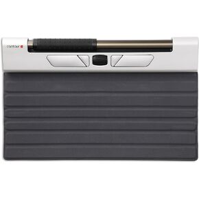 Contour Design RollerMouse Mobile - ماوس لاسلكي مريح - ماوس بلوتوث لاستخدام الكمبيوتر المحمول - ماوس كمبيوتر يمكن استخدامه بكلتا اليدين للسفر - متوافق مع أجهزة Mac والكمبيوتر الشخصي - (12 بوصة، 0.6 رطل) in Kuwait