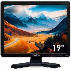 JaiHo 12-Inch 4:3 Security Monitor, 800x600 No Image Stretching CCTV Screen with Metal Housing, BNC HDMI VGA AV USB Input, Industrial Display with Built-in Speakers Remote Control & VESA Mount in Saudi Arabia