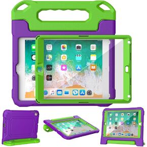 YIHE Kids Case for iPad 9.7" 6th/5th Gen, Air 2nd/1st, Pro 9.7", Cyan&Pink in Kuwait