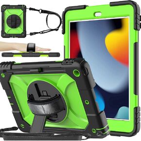 BMOUO iPad 9th Generation Case, iPad 8th/7th Generation Case, iPad 10.2 Case,Hybrid Shockproof [360 Rotating Stand] [Hand Strap] [Pencil Holder] Kids Case for New iPad 10.2" 2021/2020/2019 - Purple in Kuwait