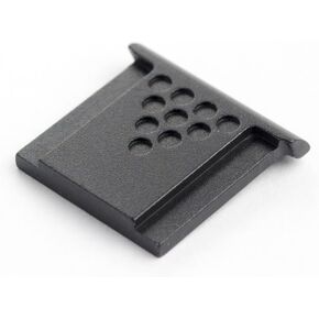 غطاء غطاء الحذاء الساخن المعدني الأسود من Elefront لنيكون D850/D810/D800/D750/D610/D600/D7500/D7200/D7100/D7000/D90/D5600/D3400 يستبدل الأصلي Nikon BS-1 in Kuwait