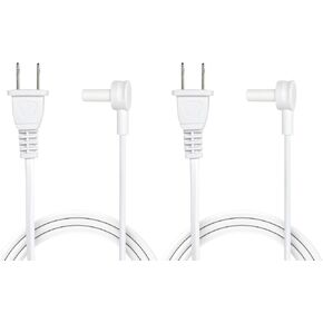 2-Pack - Long Power Cords Compatible with Sonos Era 100 and Era 300 Speakers (12-Foot, Black) in Kuwait