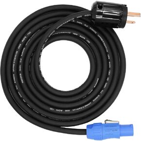 كابل Toronce الاحترافي المصنوع يدويًا 14 AWG ذكر NEMA5-15P إلى SACFCA PowerCon (10 أقدام) in Kuwait