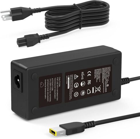 20V 6.75A 135W AC Power Adapter Laptop Charger Compatible with Lenovo IdeaPad Y40-70 Y50-70 Y50-70AM-IFI Y70-70 Y700 Z710 Power Cord in Kuwait