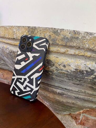 حافظة Little Fire Craft لهاتف iPhone 13، غطاء هاتف من جلد البولي يوريثان الناعم مقاوم للصدمات وغير قابل للانزلاق متوافق مع حافظة iPhone 13 مقاس 6.1 بوصة (عاطفي) in Kuwait