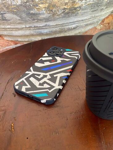 حافظة Little Fire Craft لهاتف iPhone 13، غطاء هاتف من جلد البولي يوريثان الناعم مقاوم للصدمات وغير قابل للانزلاق متوافق مع حافظة iPhone 13 مقاس 6.1 بوصة (عاطفي) in Kuwait