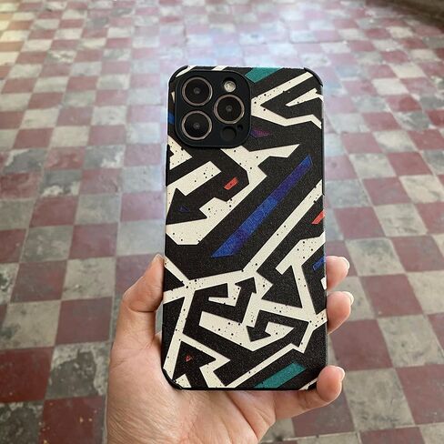 حافظة Little Fire Craft لهاتف iPhone 13، غطاء هاتف من جلد البولي يوريثان الناعم مقاوم للصدمات وغير قابل للانزلاق متوافق مع حافظة iPhone 13 مقاس 6.1 بوصة (عاطفي) in Kuwait