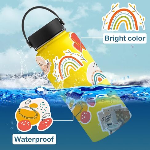 100 قطعة من ملصقات بوهو الحد الأدنى مجردة خط الفن ديكور لزجاجة المياه، الكمبيوتر المحمول، الهاتف، ملصقات التزلج للمراهقات الفتيات والأطفال والنساء in Kuwait