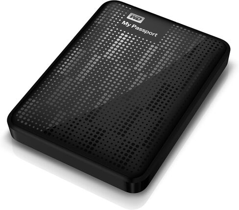 محرك الأقراص الصلبة الخارجي المحمول ويسترن ديجيتال ماي باسبورت سعة 1 تيرابايت ومنفذ USB 3.0 باللون الأزرق (WDBBEP0010BBL-NESN) in Saudi Arabia