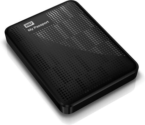 محرك الأقراص الصلبة الخارجي المحمول ويسترن ديجيتال ماي باسبورت سعة 1 تيرابايت ومنفذ USB 3.0 باللون الأزرق (WDBBEP0010BBL-NESN) in Saudi Arabia