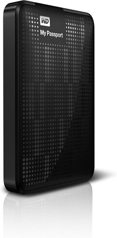 محرك الأقراص الصلبة الخارجي المحمول ويسترن ديجيتال ماي باسبورت سعة 1 تيرابايت ومنفذ USB 3.0 باللون الأزرق (WDBBEP0010BBL-NESN) in Saudi Arabia