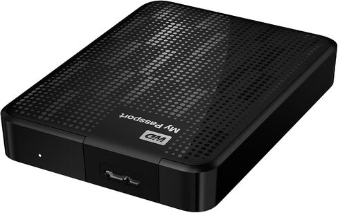 محرك الأقراص الصلبة الخارجي المحمول ويسترن ديجيتال ماي باسبورت سعة 1 تيرابايت ومنفذ USB 3.0 باللون الأزرق (WDBBEP0010BBL-NESN) in Kuwait