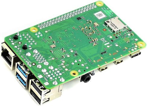 RaspTech Raspberry Pi 4 2GB Starter Kit 2GB RAM مع 32GB Micro SD Card 4 النحاس المبرد 2 كابل HDMI 5V 3A مزود الطاقة مع تشغيل / إيقاف تشغيل مفك قارئ بطاقة مروحة التبريد in Kuwait