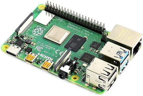 RaspTech Raspberry Pi 4 2GB Starter Kit 2GB RAM مع 32GB Micro SD Card 4 النحاس المبرد 2 كابل HDMI 5V 3A مزود الطاقة مع تشغيل / إيقاف تشغيل مفك قارئ بطاقة مروحة التبريد in Kuwait