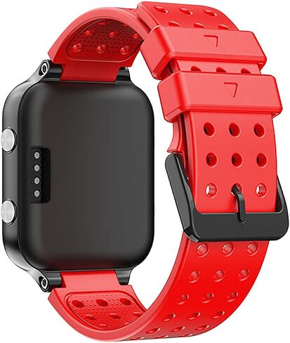 Black Watch Band for Garmin Approach S20/ S5/ S6, Soft Silicone Personalise Replacement Strap Compatible with Garmin Forerunner 220/230/ 235/620/ 630/ 735XT/ 235lite in Kuwait