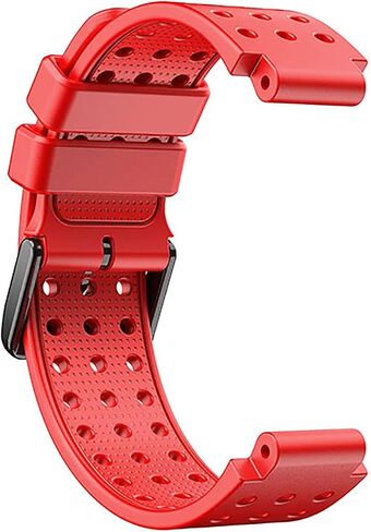 Black Watch Band for Garmin Approach S20/ S5/ S6, Soft Silicone Personalise Replacement Strap Compatible with Garmin Forerunner 220/230/ 235/620/ 630/ 735XT/ 235lite in Kuwait