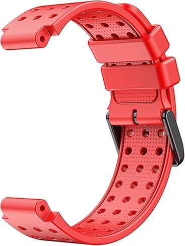 Black Watch Band for Garmin Approach S20/ S5/ S6, Soft Silicone Personalise Replacement Strap Compatible with Garmin Forerunner 220/230/ 235/620/ 630/ 735XT/ 235lite in Kuwait