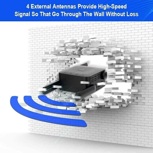 2023 Newest WiFi Extender, WiFi Booster, WiFi Repeater，Covers Up to 4000 Sq.ft and 40 Devices, Internet Booster - with Ethernet Port, Quick Setup, Home Wireless Signal Booster in Kuwait