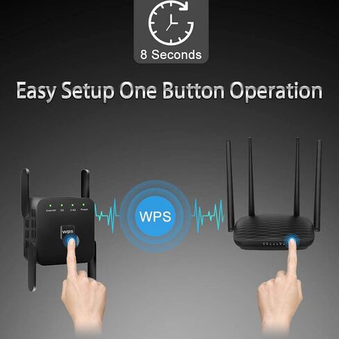 2023 Newest WiFi Extender, WiFi Booster, WiFi Repeater，Covers Up to 4000 Sq.ft and 40 Devices, Internet Booster - with Ethernet Port, Quick Setup, Home Wireless Signal Booster in Kuwait