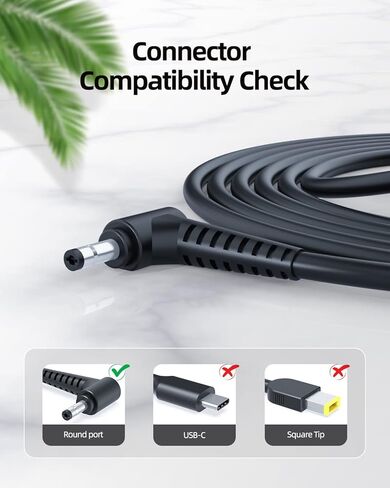 65W 45W Charger Fit for Lenovo IdeaPad 120 120S 110 130 110S 130S Laptop - (Safety Certified by UL) in Saudi Arabia