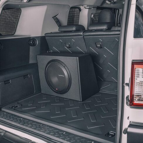 Rockford Fosgate Punch P300-12 Amplified 12" Subwoofer in Enclosure | All-in-One, Single Sub, Sealed and Powered by an Internal 300-Watt Amplifier in Kuwait