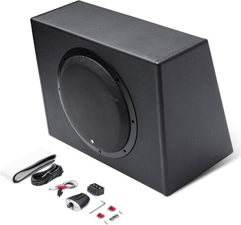 Rockford Fosgate Punch P300-12 Amplified 12" Subwoofer in Enclosure | All-in-One, Single Sub, Sealed and Powered by an Internal 300-Watt Amplifier in Kuwait