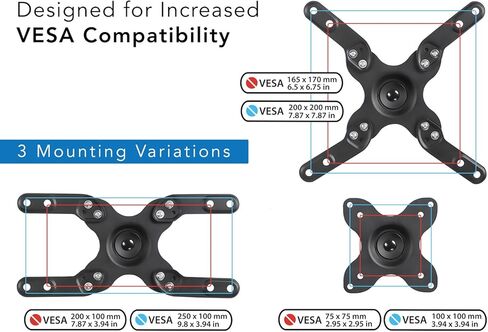 Mount-It! TV Wall Mount Monitor Bracket with Full Motion Articulating Tilt Arm, 15" Extension Arm Fits 17 19 20 22 23 24 26 27 28 29 30 32 35 37 39 42 47 LCD LED Displays up to VESA 200x200 in Saudi Arabia