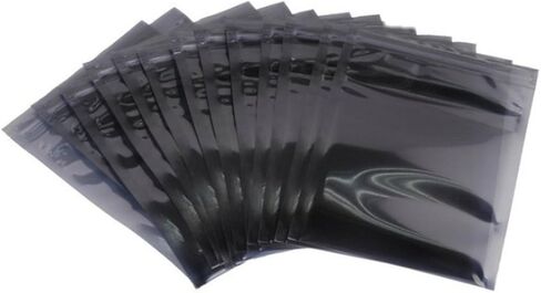 50 قطعة من أكياس مضادة للاستاتيكية حقائب Ziplock المضادة للستاتيكية لقرص اس دي والأجهزة الإلكترونية (15x20 سم/5.9 x7. 9 بوصات) in Saudi Arabia