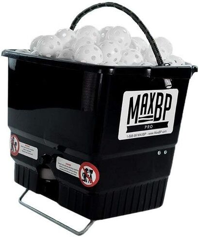 MaxBP Pitching Machine - Perfect for Kids, Teens & Adults - 30-145 Plus mph Reaction Training for Baseball & Softball - Essential Equipment for Baseball and Softball Training - Automatic and Portable in Saudi Arabia