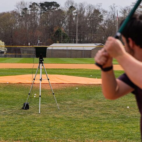 MaxBP Pitching Machine - Perfect for Kids, Teens & Adults - 30-145 Plus mph Reaction Training for Baseball & Softball - Essential Equipment for Baseball and Softball Training - Automatic and Portable in Saudi Arabia
