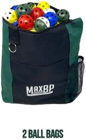 MaxBP Pitching Machine - Perfect for Kids, Teens & Adults - 30-145 Plus mph Reaction Training for Baseball & Softball - Essential Equipment for Baseball and Softball Training - Automatic and Portable in Saudi Arabia