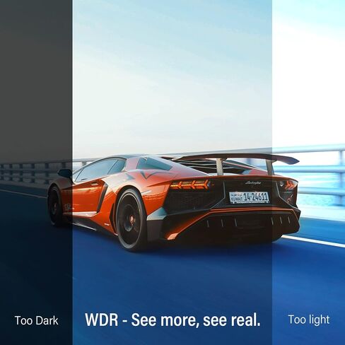 FocuWay Dash Cam Front and Rear Dual 1080P Two Channels with IR Night Vision Car Camera SD Card Included Dashboard Camera Dashcam for Cars HDR Motion Detection and G-Sensor for Car, Taxi in Kuwait