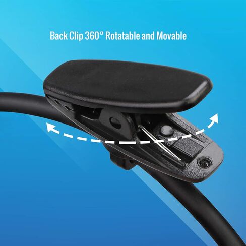 Retevis Volume Adjustable Walkie Talkie Earpiece with Mic, Coil Tube, Compatible RT22 RT21 H-777 RT68 H-777S pxton eSynic 2 Way Radio, Soft Earhook Two Way Radio Earpiece 2 Pin(10 Pack) in Saudi Arabia