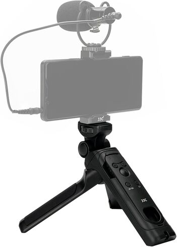 Portable Camera Mini Shooting Grip Tripod for Sony ZV-E10 ZV-1 A6700 A6600 A6500 A6400 A6300 A6100 A7C RX100VII for Canon R7 R10 R50 R100 M200 M6 M50 Mark II G7XIII for Panasonic G85 for Nikon Z50 Z30 in Saudi Arabia