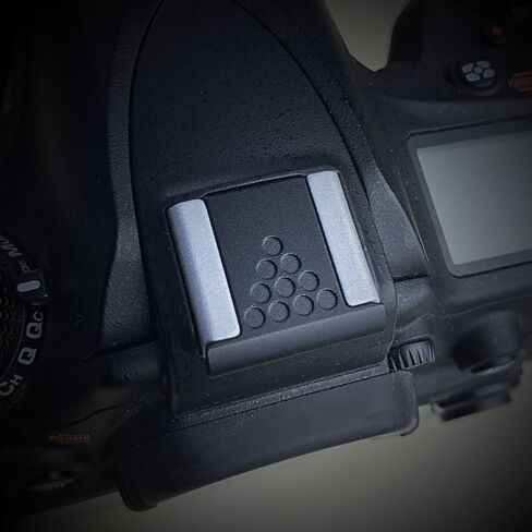 غطاء غطاء الحذاء الساخن المعدني الأسود من Elefront لنيكون D850/D810/D800/D750/D610/D600/D7500/D7200/D7100/D7000/D90/D5600/D3400 يستبدل الأصلي Nikon BS-1 in Kuwait