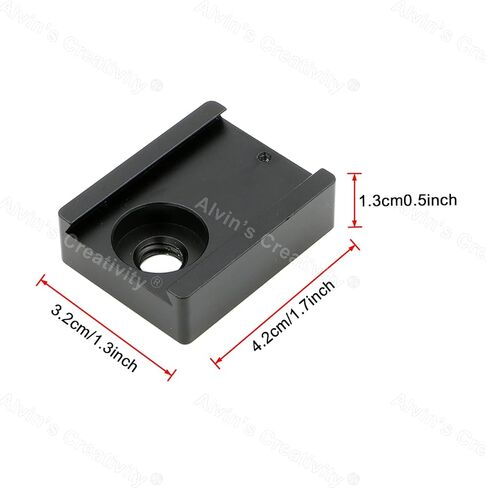 ألفينز محول تركيب الحذاء البارد قوس مع 3/8-16 موضوع للكاميرا DSLR فلاش مصباح ليد مراقب in Kuwait