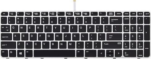 SUNMALL Replacement Keyboard Compatible with HP EliteBook 755 G3,755 G4,850 G3,850 G4,Zbook 15U G3 with Backit and No Trackpoint in Saudi Arabia