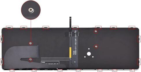 SUNMALL Replacement Keyboard Compatible with HP EliteBook 755 G3,755 G4,850 G3,850 G4,Zbook 15U G3 with Backit and No Trackpoint in Saudi Arabia