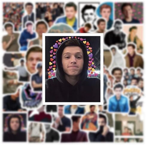 مجموعة ملصقات توم هولاند 63 قطعة، ملصقات لاصقة مضادة للماء من الفينيل الجمالية المضحكة لشخصية سبايدرمان لزجاجة المياه، والكمبيوتر المحمول، والهاتف، ولوح التزلج، والغوتير، وهدايا السيارات للأطفال والمراهقين والمشجعين البالغين لديكور مستلزمات الحفلات in Kuwait