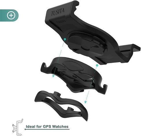 TUSITA 26mm QuickFit Quarter-Turn Bike Mount Compatible with Garmin Fenix 6X Pro, Fenix 7X, Quatix 6X Solar,Enduro,Tactix Delta in Kuwait