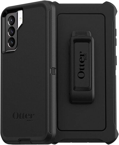 حافظة OtterBox DEFENDER SERIES Screenless EDITION لهاتف Galaxy S21 5G (فقط - لا تناسب Plus أو Ultra) - VARSITY BLUES (DESERT SAGE/DRESS BLUES) in Saudi Arabia