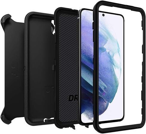 حافظة OtterBox DEFENDER SERIES Screenless EDITION لهاتف Galaxy S21 5G (فقط - لا تناسب Plus أو Ultra) - VARSITY BLUES (DESERT SAGE/DRESS BLUES) in Saudi Arabia