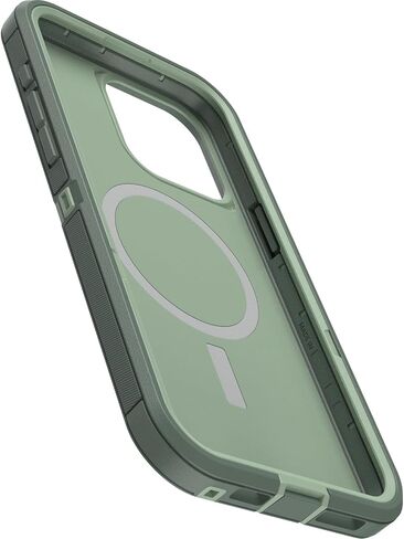 OtterBox iPhone 15 Pro MAX (Only) Defender Series XT Case - EMERALD ISLE (Green), screenless, rugged, snaps to MagSafe, lanyard attachment in Kuwait