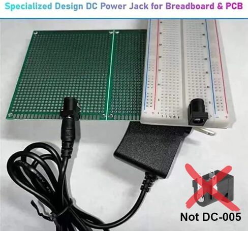 كاليفورنيا JOS صديقة للوحة التجارب 2.1 مم PCB تركيب أنثى تيار مستمر مقبس أسطواني للطاقة (5 قطع مقبس طاقة تيار مستمر) in Kuwait