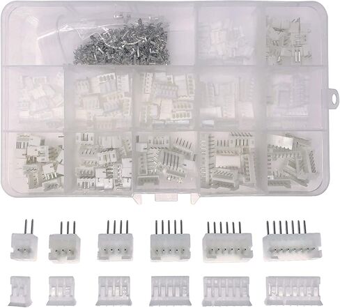 450Pcs 2.0mm JST-PH Connector Kit 2/3/4 Pin Housing Connector in Saudi Arabia
